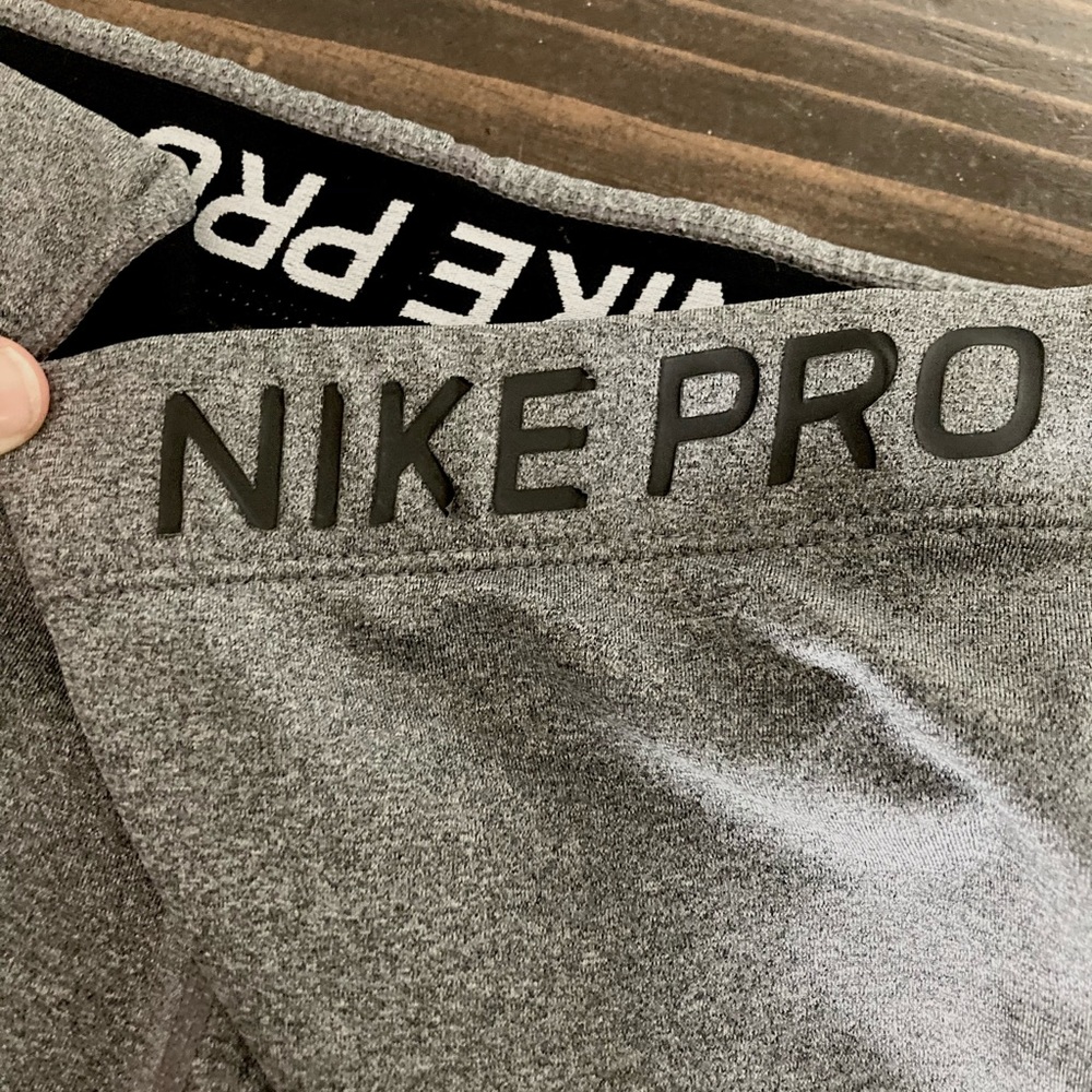 Gray Nike Dri-Fit Running Leggings